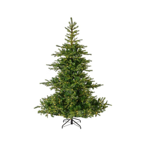 Grandis fir 440l H210cm (7ft) Green Christmas Tree Pre-Lit - KeansClaremorris