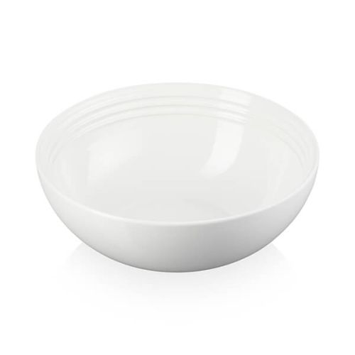 Le Creuset White Stoneware 24cm Serving Bowl