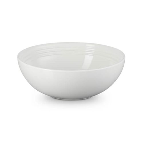 Le Creuset White Stoneware 24cm Serving Bowl