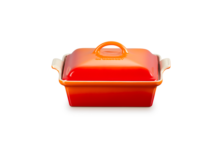 Le Creuset Deep Square Dish with Lid 23cm Volcanic