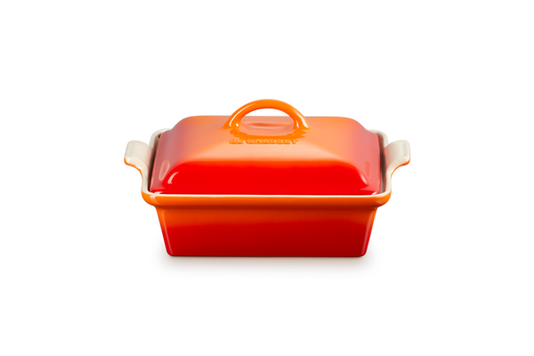 Le Creuset Deep Square Dish with Lid 23cm Volcanic