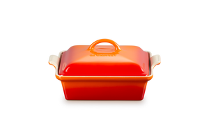 Le Creuset Deep Square Dish with Lid 23cm Volcanic