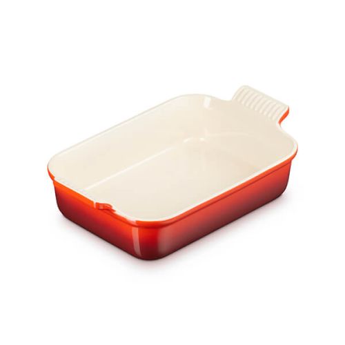 Le Creuset Cerise Stoneware Medium 26cm Heritage Rectangular Dish