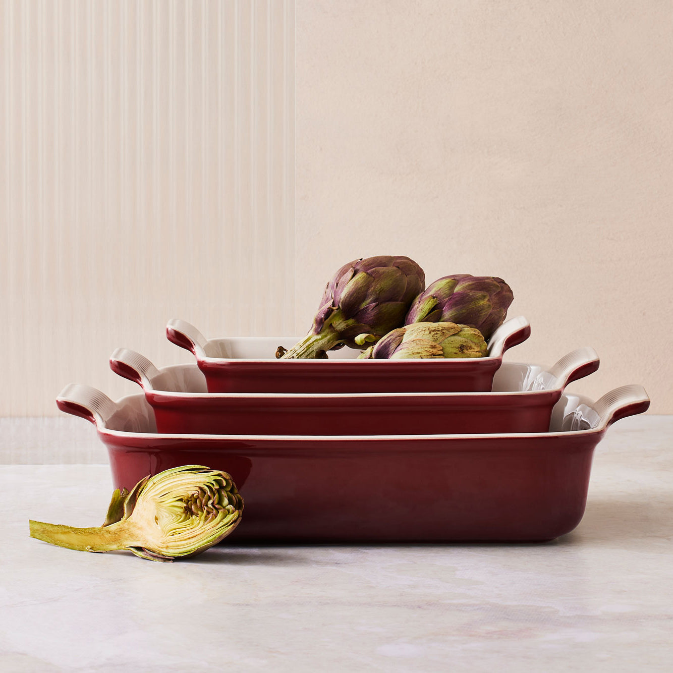 Le Creuset Deep Rectangular Dish 26cm Garnet