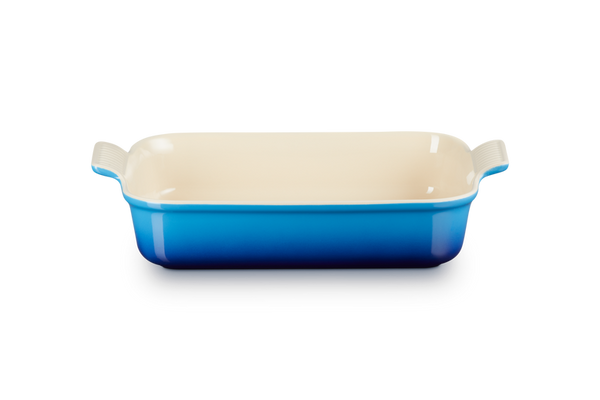 Le Creuset Deep Rect. Dish 32cm Azure Blue