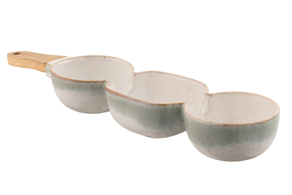 Tivoli Stoneware Snack Server