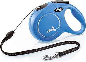 Flexi Classic Cord Leash Medium 8m Blue