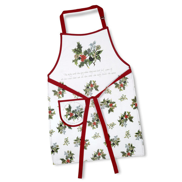 Holly & Ivy Cotton Apron