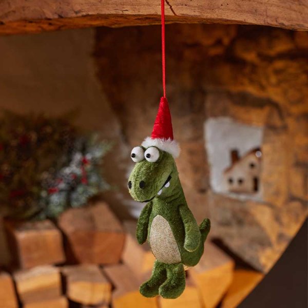 Festive Dino - Pendant - Green