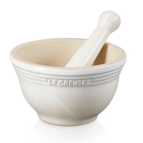 Le Creuset Meringue Stoneware Pestle & Mortar