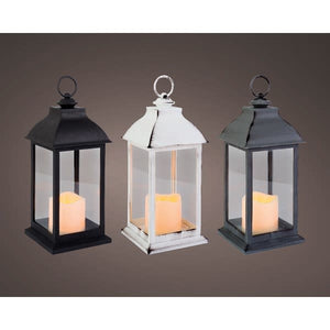 LED lantern plastic steady BO indoor 3 colors large - KeansClaremorris