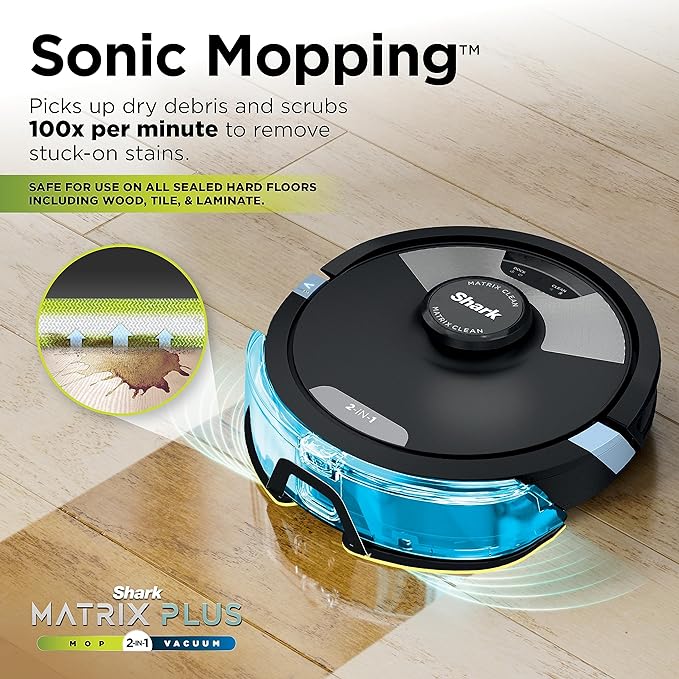 Shark Matrix Plus 2-in-1 Self-Empty Robot Vacuum & Mop RV2620WAUK