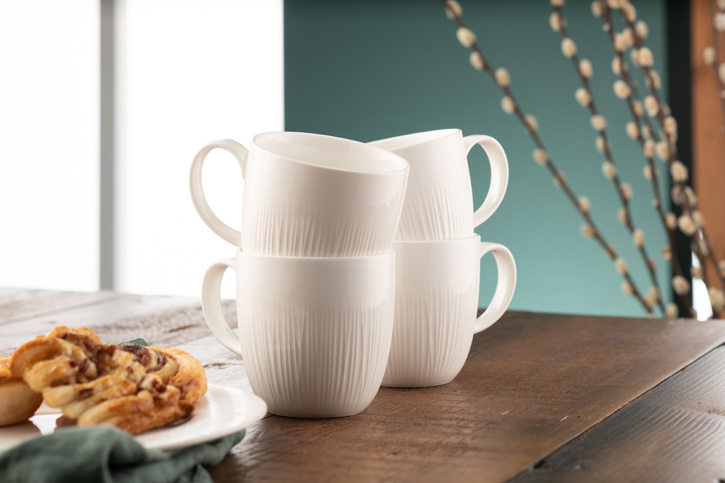 Belleek Living Erne Mug Set Of 4