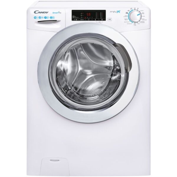 Candy Smart Pro Washing Machine, WiFi Connected, 9 kg Load White – CSO1493DWCE