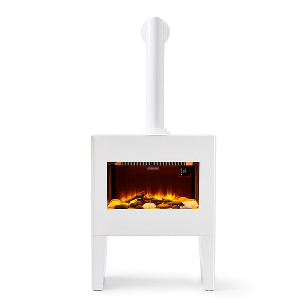 Black & Decker BXFH45006GB Log Effect Fire 1.8kw White - KeansClaremorris