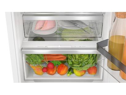 Bosch 193.5 x 55.cm Flat hinge Built In Fridge Freezer Frost Free – KIN96VFD0