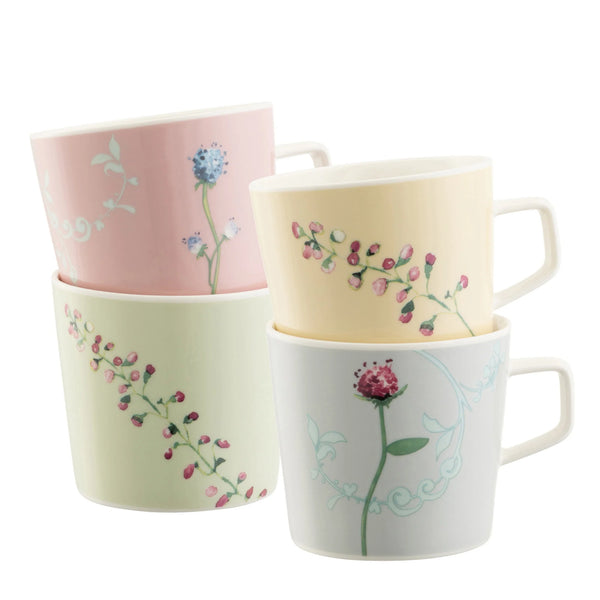 Aynsley Camille Pastel Mugs Set of 4