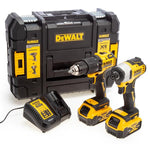 Load image into Gallery viewer, Dewalt DCK2062P2T 18V XR Combi Drill and Impact Driver Kit (2x5Ah)
