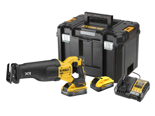 Dewalt DCS386H2T XR Advantage Reciprocating Saw 18V 2 x POWERSTACK™ 5.0Ah Li-ion - KeansClaremorris