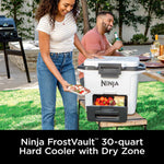 Load image into Gallery viewer, Ninja FrostVault 28L Hard Cooler with Dry Zone Cloud White FB131UKWH
