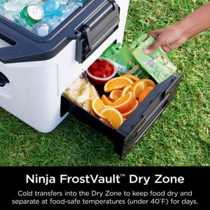 Ninja FrostVault 28L Hard Cooler with Dry Zone Cloud White FB131UKWH