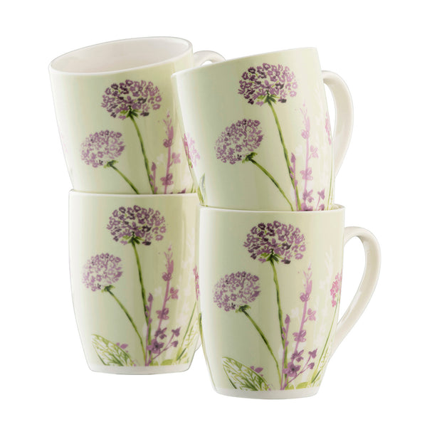 Floral Spree 4 Mug Set