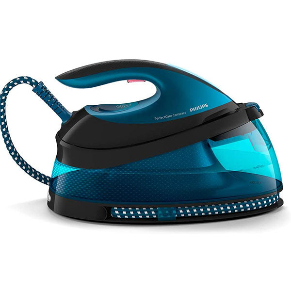 Philips GC7846/86 PerfectCare Compact Steam Generator Iron with 420g steam Boost, 2400 W, Blue & Black ds