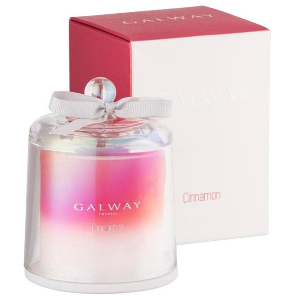 Galway Crystal Cinnamon Bell Jar Candle