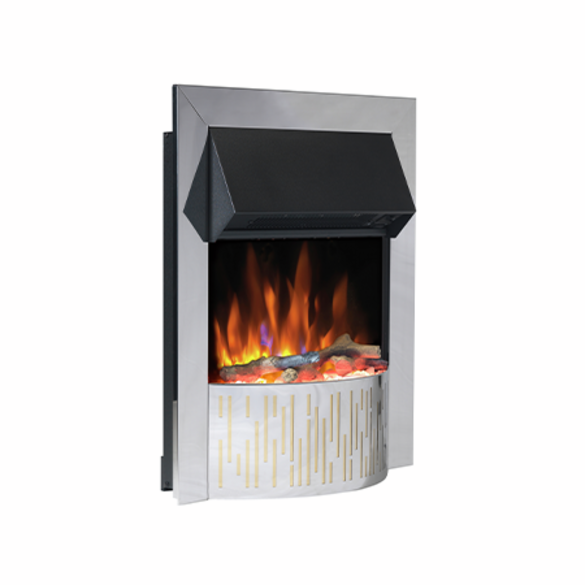 Dimplex Gorstan Inset Electric Fire Chrome