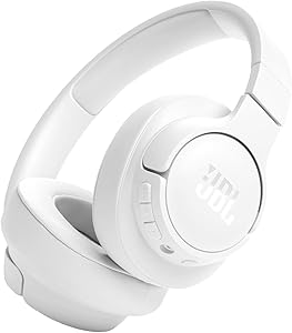 JBL Tune 720BT, Over-ear headphone - White