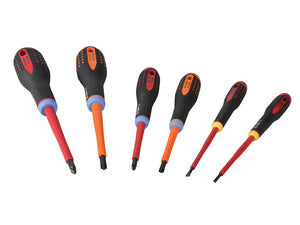 Bahco BAH9884S Mixed Insulated ERGO™ Screwdriver Set, 6 Piece