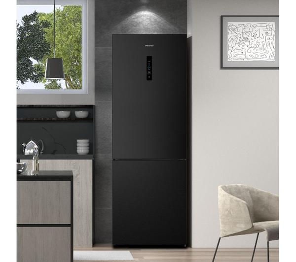 HISENSE RB645N4BFE 60/40 Fridge Freezer - Black