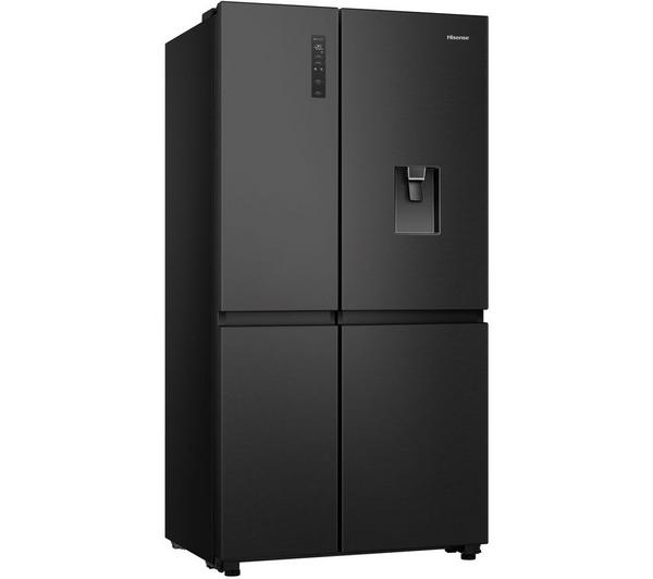 HISENSE PureFlat RS840N4WFE American-Style Smart Fridge Freezer - Black Stainless Steel