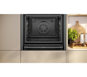 NEFF N70 Slide&Hide B54CR71G0B Electric Pyrolytic Smart Oven - Graphite