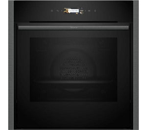 NEFF N70 Slide&Hide B54CR71G0B Electric Pyrolytic Smart Oven - Graphite