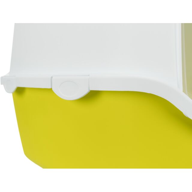 Vico Hooded Litter Tray - Yellow