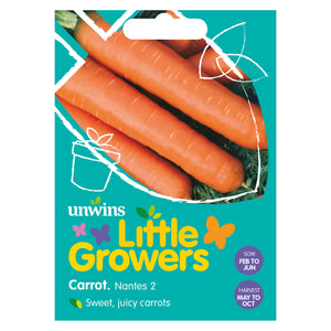 Growers Carrot Nantes 2 Seeds - KeansClaremorris