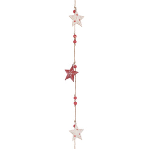 Metal Star Garland 106cm