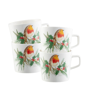 Aynsley Robin Mugs - Set Of 4