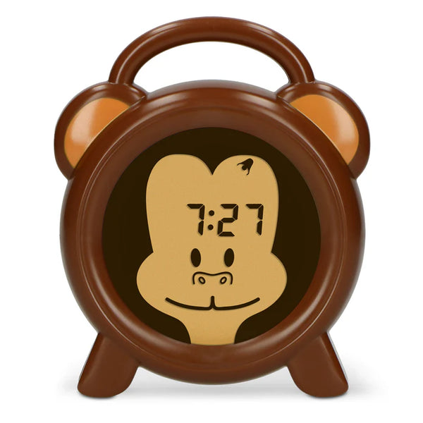 Alecto A003354  BC-100 MONKEY Sleep trainer, night light and alarm clock -  Brown