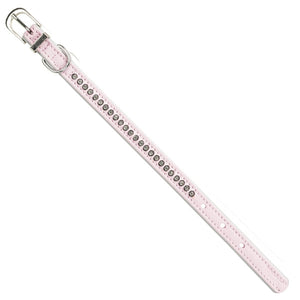 Active Comfort Collar Rhine Stones S | Pink