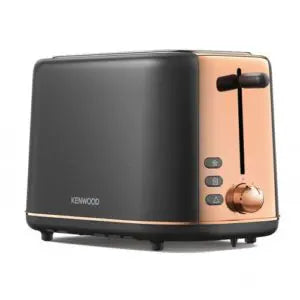 Kenwood Abbey Lux 2-Slice Toaster – Black & Rose Gold | Tcp05.C0 Dg