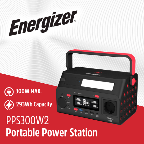 Energizer 293Wh Power Station | PPS300W2F-UK