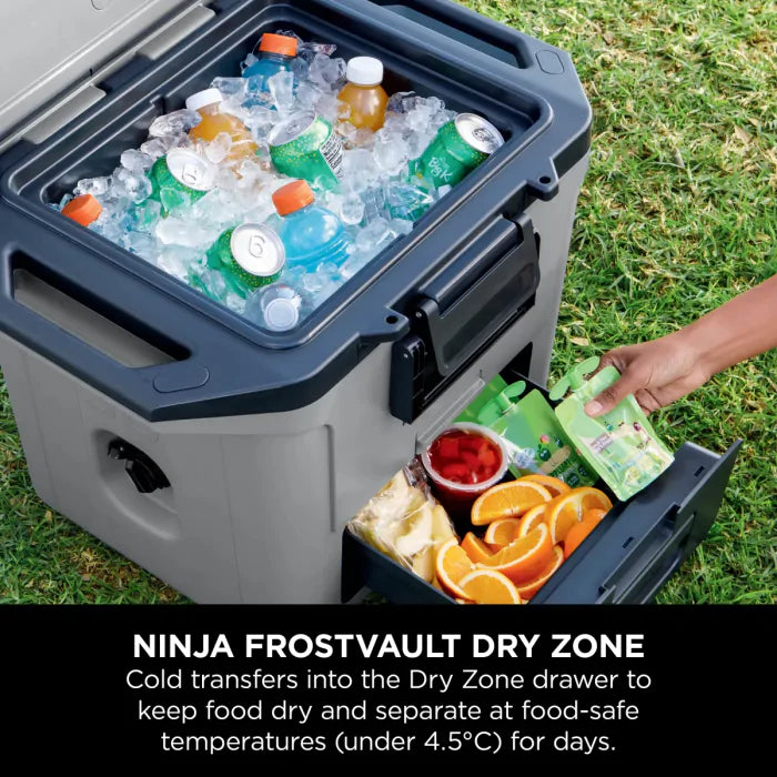 Ninja FrostVault 28L Hard Cooler with Dry Zone Slate Grey FB131UKGY