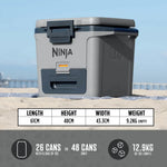 Load image into Gallery viewer, Ninja FrostVault 28L Hard Cooler with Dry Zone Slate Grey FB131UKGY
