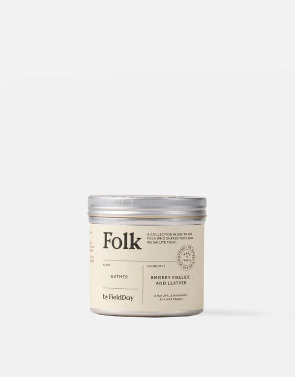 Gather Folk Tin Candle 235G