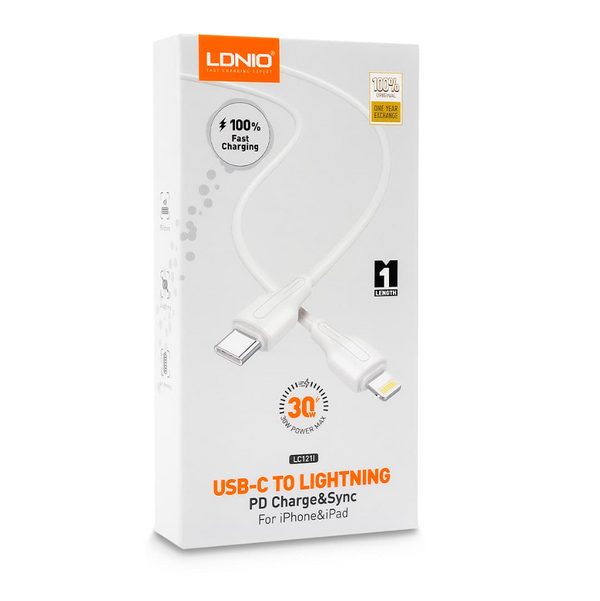 LD 30w Type-C to Lightning Cable 1M