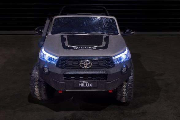 Licensed Totoya Hilux 2019 Grey Kids Electric Jeep - KeansClaremorris