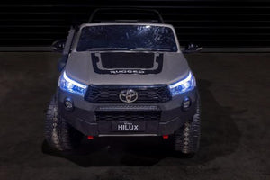 Licensed Totoya Hilux 2019 Grey Kids Electric Jeep - KeansClaremorris