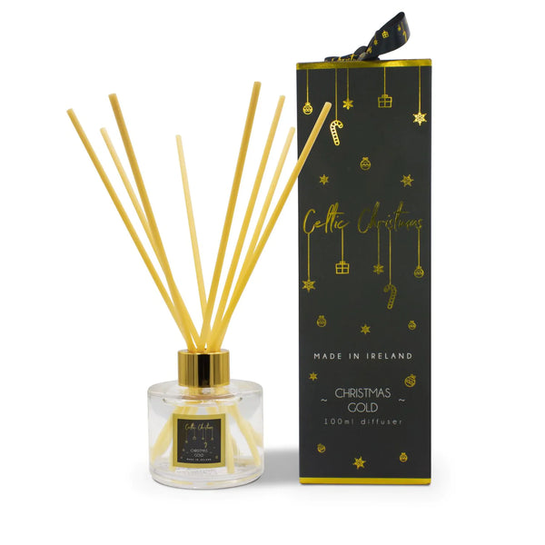 Celtic Reed Diffuser Xmas Gold 100Ml - KeansClaremorris